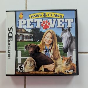 Nintendo DS Paws & Claws Pet Vet CIB